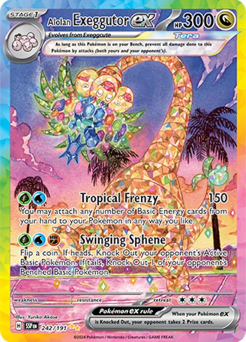 Alolan Exeggutor ex (242/191) [Scarlet & Violet: Surging Sparks] - Pokémon - Card Brawlers | Quebec | Canada |