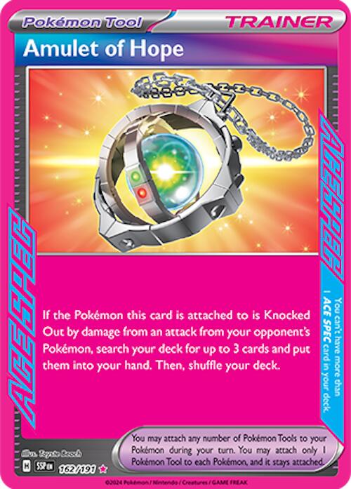 Amulet of Hope (162/191) [Scarlet & Violet: Surging Sparks] - Pokémon - Card Brawlers | Quebec | Canada |