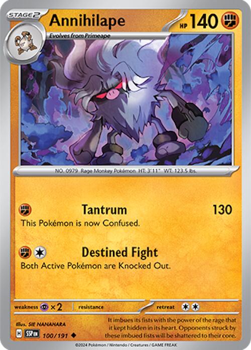 Annihilape (100/191) [Scarlet & Violet: Surging Sparks] - Pokémon - Card Brawlers | Quebec | Canada |