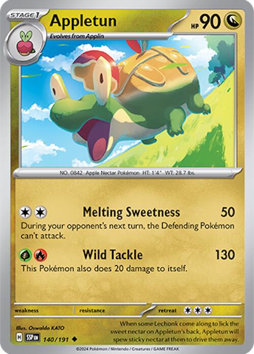 Appletun (140/191) [Scarlet & Violet: Surging Sparks] - Pokémon - Card Brawlers | Quebec | Canada |