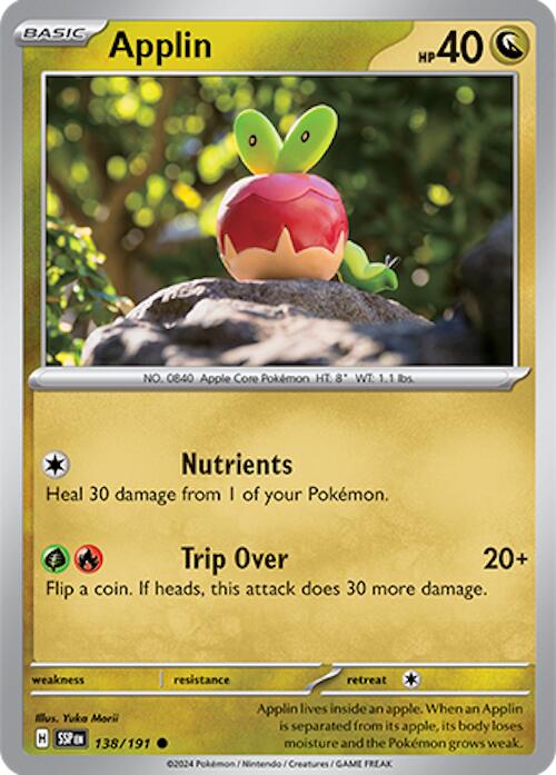 Applin (138/191) [Scarlet & Violet: Surging Sparks] - Pokémon - Card Brawlers | Quebec | Canada |