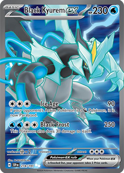 Black Kyurem ex (218/191) [Scarlet & Violet: Surging Sparks] - Pokémon - Card Brawlers | Quebec | Canada |