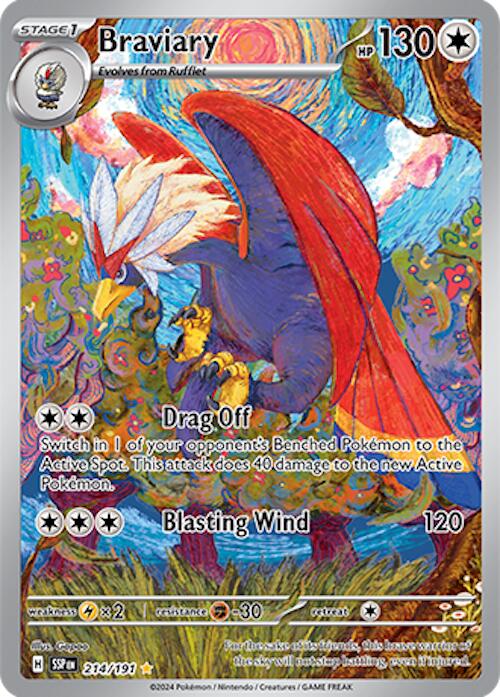 Braviary (214/191) [Scarlet & Violet: Surging Sparks] - Pokémon - Card Brawlers | Quebec | Canada |
