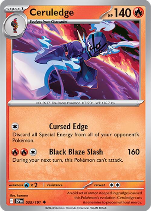 Ceruledge (035/191) [Scarlet & Violet: Surging Sparks] - Pokémon - Card Brawlers | Quebec | Canada |