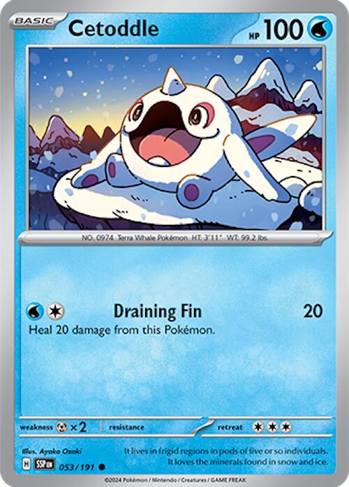 Cetoddle (053/191) [Scarlet & Violet: Surging Sparks] - Pokémon - Card Brawlers | Quebec | Canada |