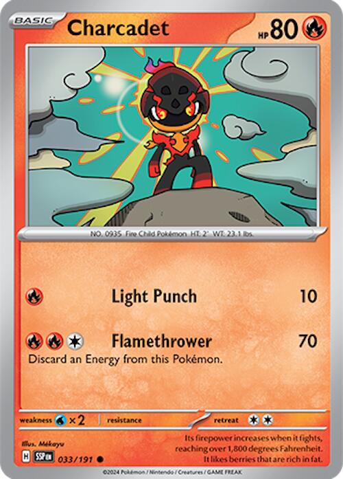 Charcadet (033/191) [Scarlet & Violet: Surging Sparks] - Pokémon - Card Brawlers | Quebec | Canada |