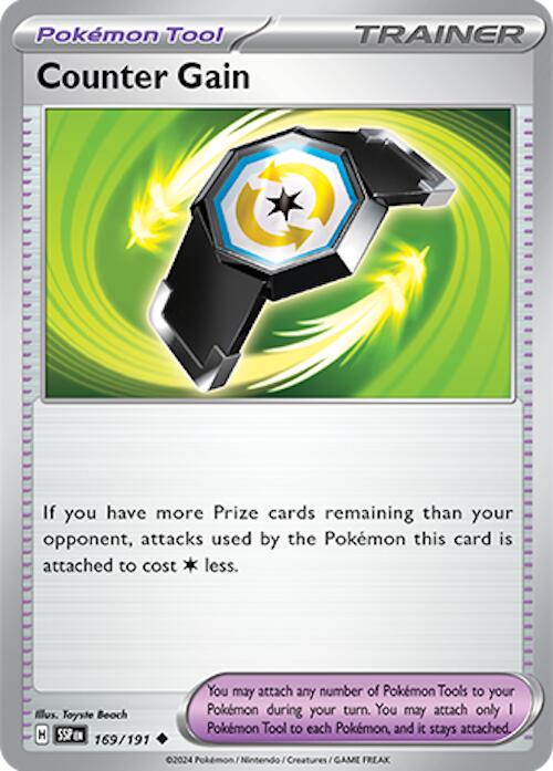 Counter Gain (169/191) [Scarlet & Violet: Surging Sparks] - Pokémon - Card Brawlers | Quebec | Canada |