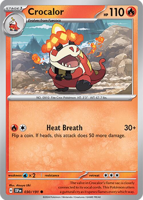 Crocalor (030/191) [Scarlet & Violet: Surging Sparks] - Pokémon - Card Brawlers | Quebec | Canada |