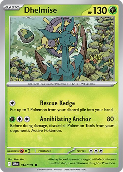 Dhelmise (010/191) [Scarlet & Violet: Surging Sparks] - Pokémon - Card Brawlers | Quebec | Canada |