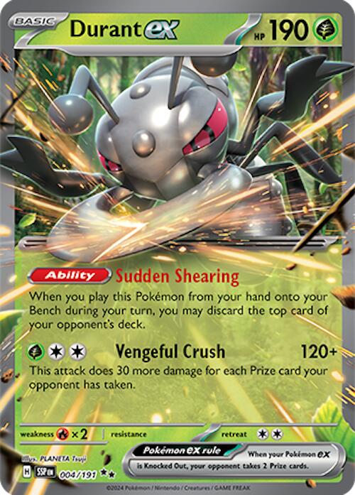Durant ex (004/191) [Scarlet & Violet: Surging Sparks] - Pokémon - Card Brawlers | Quebec | Canada |