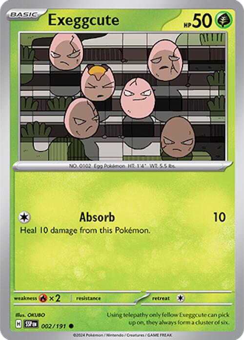 Exeggcute (002/191) [Scarlet & Violet: Surging Sparks] - Pokémon - Card Brawlers | Quebec | Canada |