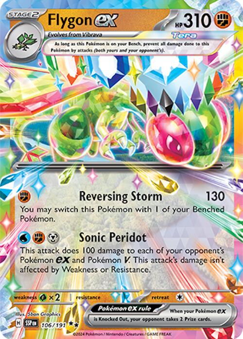 Flygon ex (106/191) [Scarlet & Violet: Surging Sparks] - Pokémon - Card Brawlers | Quebec | Canada |