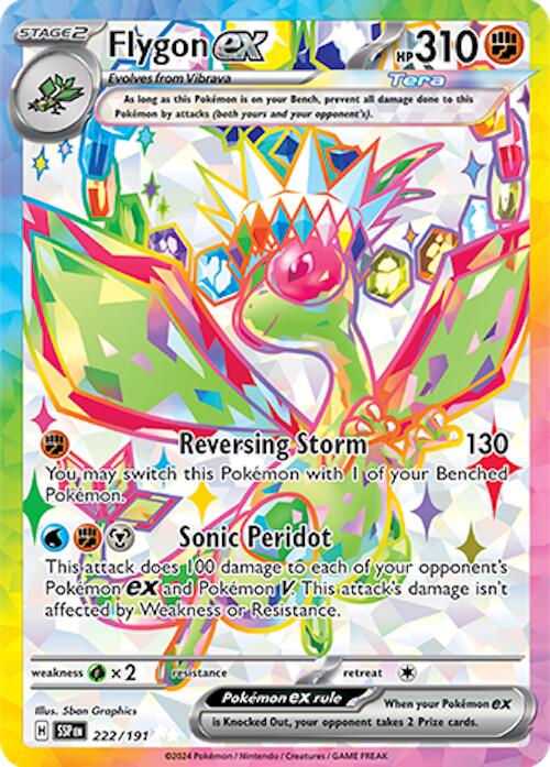 Flygon ex (222/191) [Scarlet & Violet: Surging Sparks] - Pokémon - Card Brawlers | Quebec | Canada |