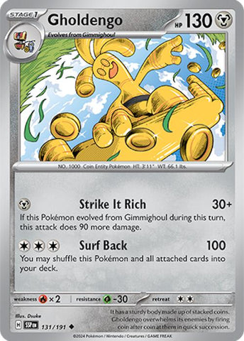 Gholdengo (131/191) [Scarlet & Violet: Surging Sparks] - Pokémon - Card Brawlers | Quebec | Canada |