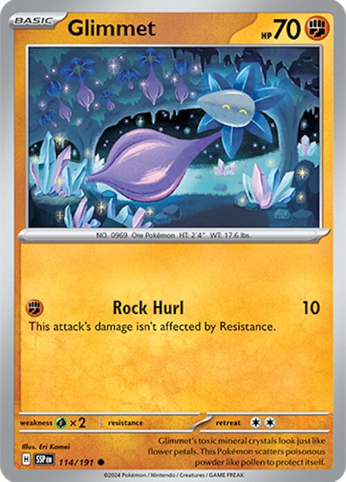 Glimmet (114/191) [Scarlet & Violet: Surging Sparks] - Pokémon - Card Brawlers | Quebec | Canada |