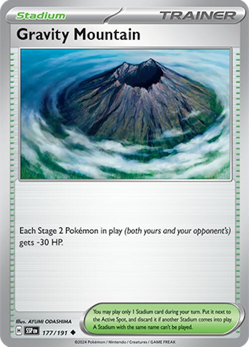 Gravity Mountain (177/191) [Scarlet & Violet: Surging Sparks] - Pokémon - Card Brawlers | Quebec | Canada |