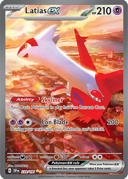 Latias ex (239/191) [Scarlet & Violet: Surging Sparks] - Pokémon - Card Brawlers | Quebec | Canada |