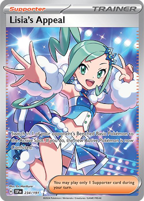 Lisia's Appeal (234/191) [Scarlet & Violet: Surging Sparks] - Pokémon - Card Brawlers | Quebec | Canada |