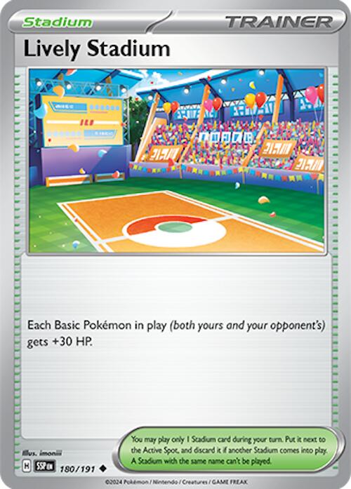 Lively Stadium (180/191) [Scarlet & Violet: Surging Sparks] - Pokémon - Card Brawlers | Quebec | Canada |