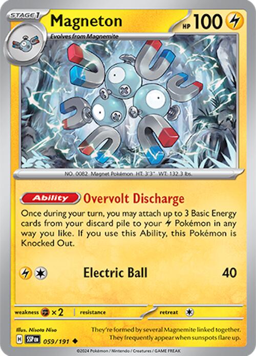 Magneton (059/191) [Scarlet & Violet: Surging Sparks] - Pokémon - Card Brawlers | Quebec | Canada |