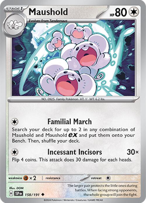Maushold (158/191) [Scarlet & Violet: Surging Sparks] - Pokémon - Card Brawlers | Quebec | Canada |