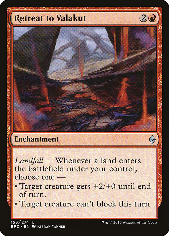 Retreat to Valakut [Battle for Zendikar] - Magic: The Gathering - Card Brawlers | Quebec | Canada |