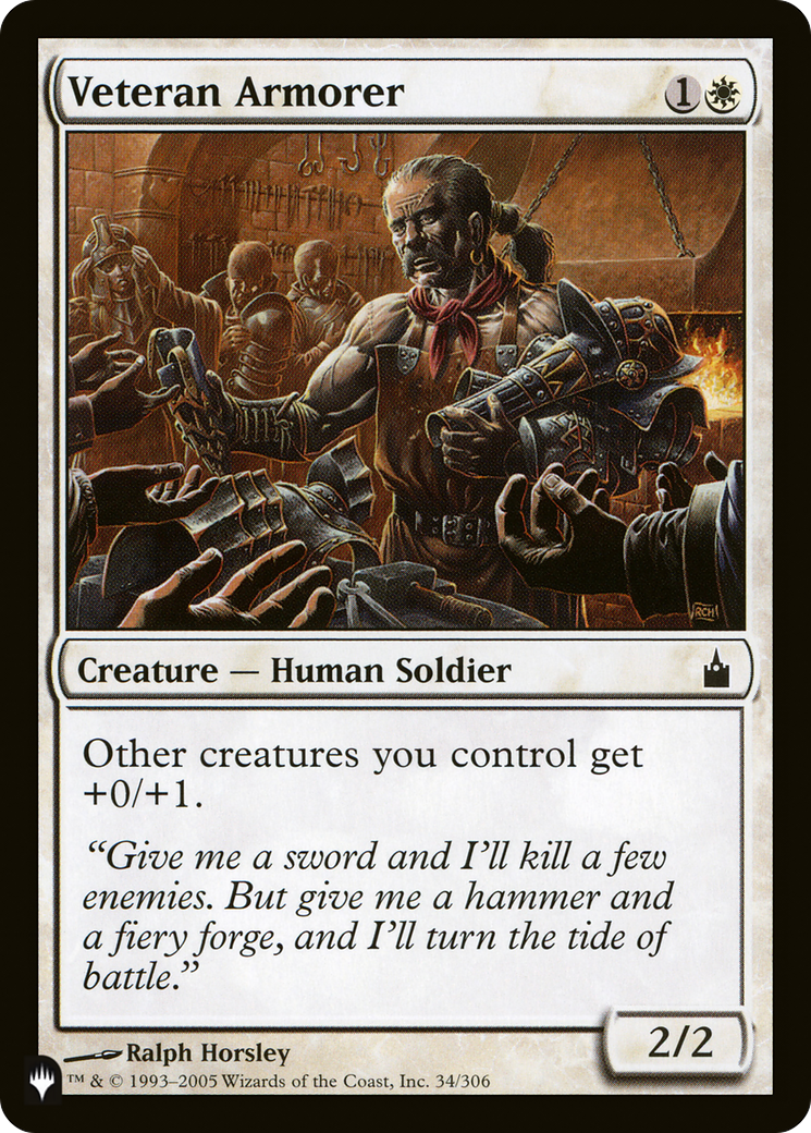 Veteran Armorer [The List] - Magic: The Gathering - Card Brawlers | Quebec | Canada |