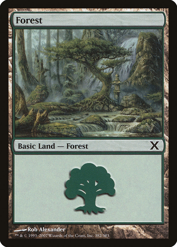 Forest (382) [Tenth Edition] - Magic: The Gathering - Card Brawlers | Quebec | Canada |