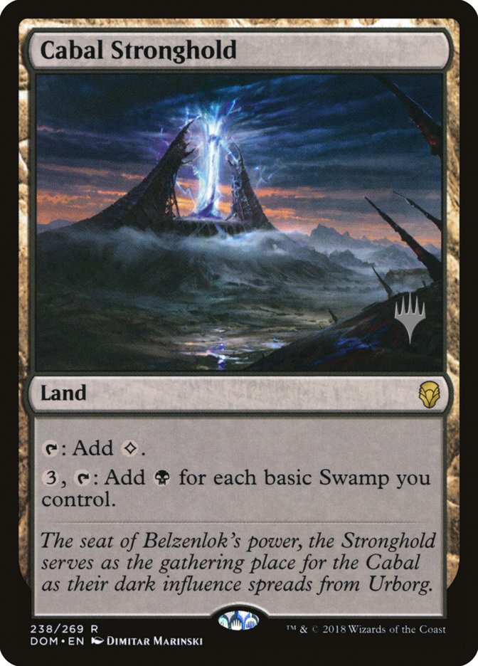Cabal Stronghold (Promo Pack) [Dominaria Promos] - Magic: The Gathering - Card Brawlers | Quebec | Canada |