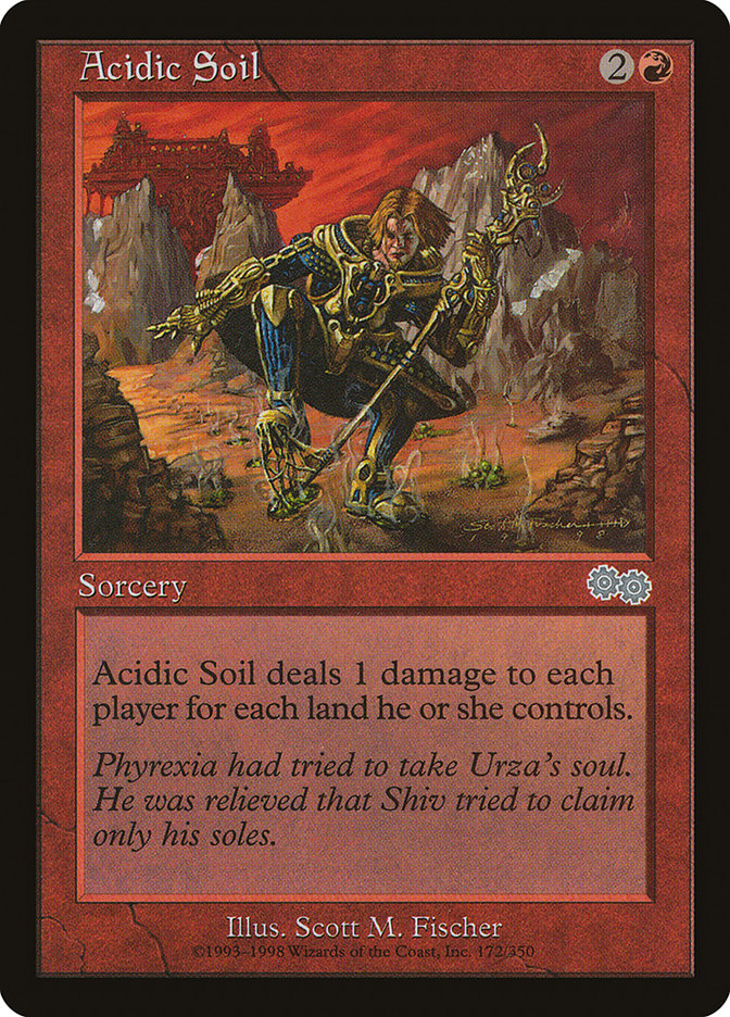 Acidic Soil [Urza's Saga] - Magic: The Gathering - Card Brawlers | Quebec | Canada |