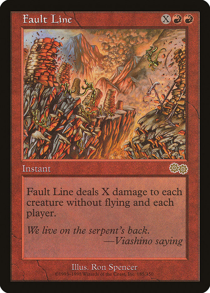 Fault Line [Urza's Saga] - Magic: The Gathering - Card Brawlers | Quebec | Canada |