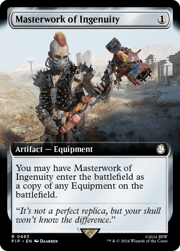 Masterwork of Ingenuity (Extended Art) [Fallout] - Magic: The Gathering - Card Brawlers | Quebec | Canada |