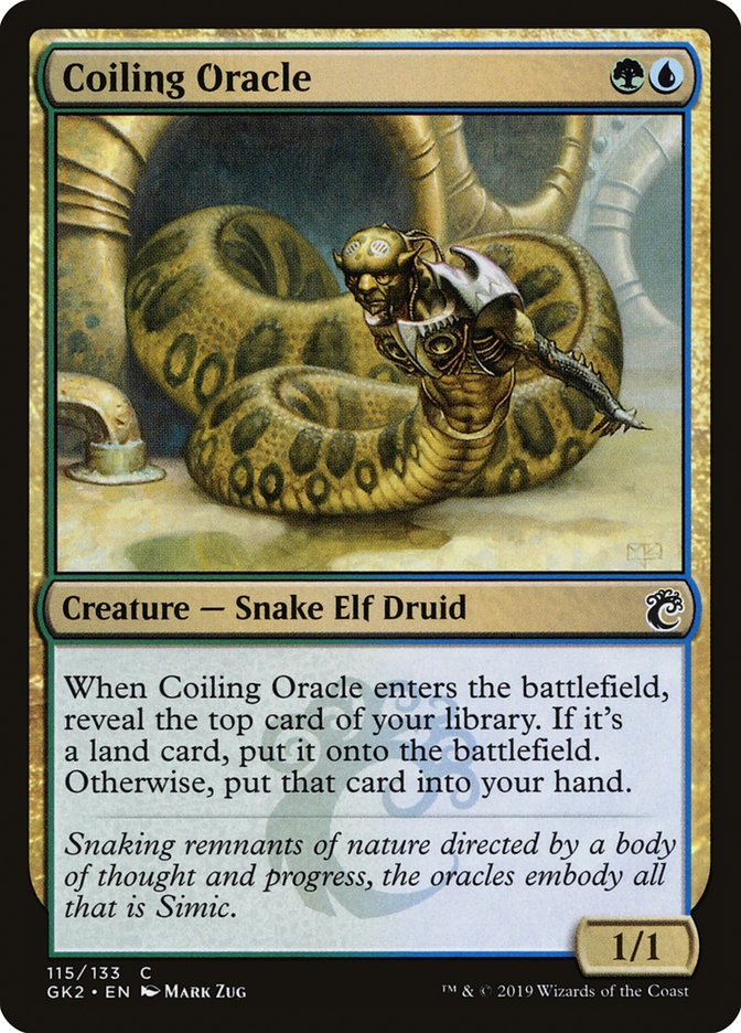 Coiling Oracle [Ravnica Allegiance Guild Kit] - Magic: The Gathering - Card Brawlers | Quebec | Canada |