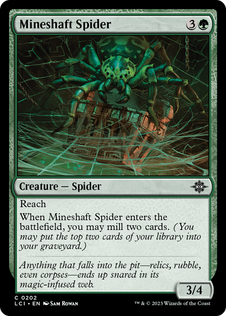 Mineshaft Spider [The Lost Caverns of Ixalan] - Magic: The Gathering - Card Brawlers | Quebec | Canada |