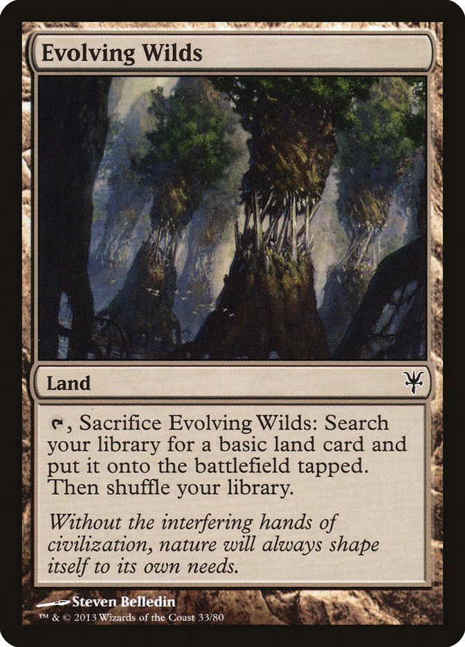 Evolving Wilds [Duel Decks: Sorin vs. Tibalt] - Magic: The Gathering - Card Brawlers | Quebec | Canada |