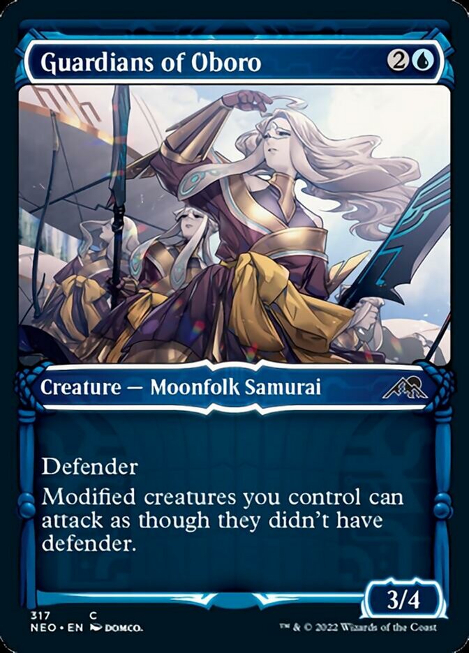 Guardians of Oboro (Showcase Samurai) [Kamigawa: Neon Dynasty] - Magic: The Gathering - Card Brawlers | Quebec | Canada |