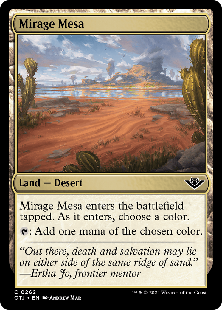 Mirage Mesa [Outlaws of Thunder Junction] - Magic: The Gathering - Card Brawlers | Quebec | Canada |