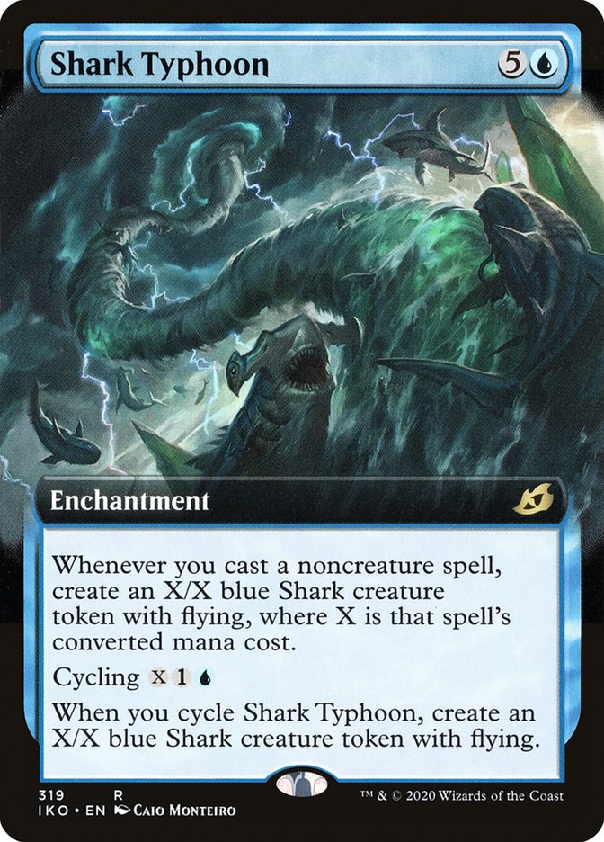 Shark Typhoon (Extended Art) [Ikoria: Lair of Behemoths] - Magic: The Gathering - Card Brawlers | Quebec | Canada |