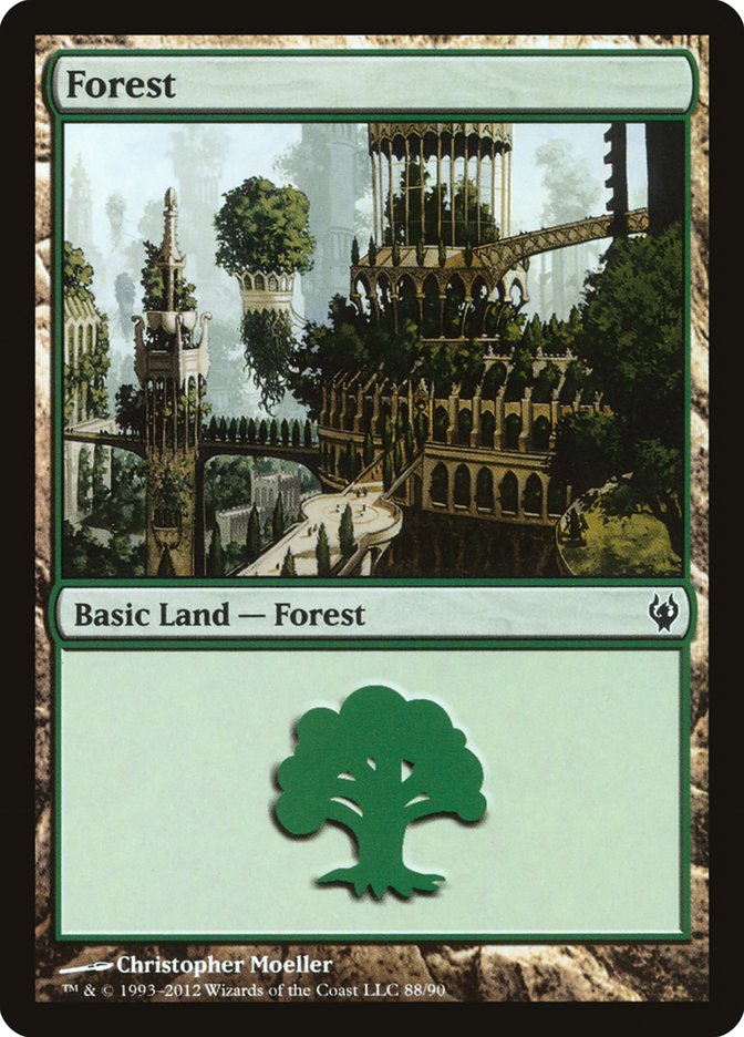 Forest (88) [Duel Decks: Izzet vs. Golgari] - Magic: The Gathering - Card Brawlers | Quebec | Canada |
