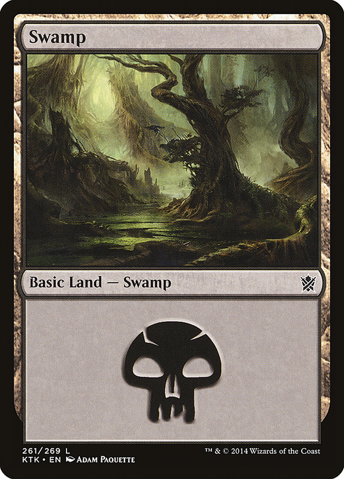 Swamp (261) [Khans of Tarkir] - Magic: The Gathering - Card Brawlers | Quebec | Canada |