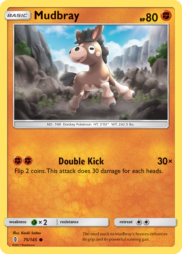 Mudbray (75/145) [Sun & Moon: Guardians Rising] - Pokémon - Card Brawlers | Quebec | Canada |