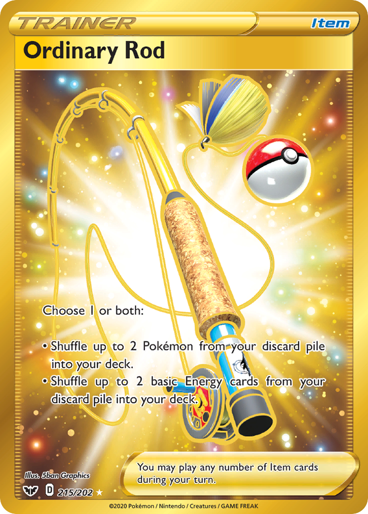 Ordinary Rod (215/202) [Sword & Shield: Base Set] - Pokémon - Card Brawlers | Quebec | Canada |
