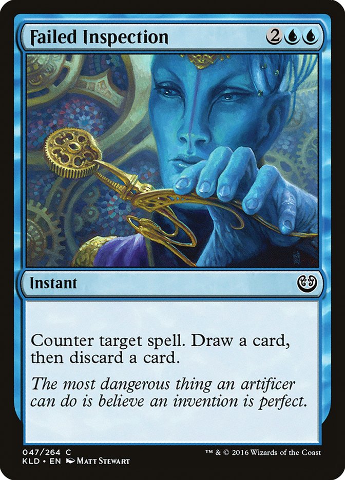 Failed Inspection [Kaladesh] - Magic: The Gathering - Card Brawlers | Quebec | Canada |