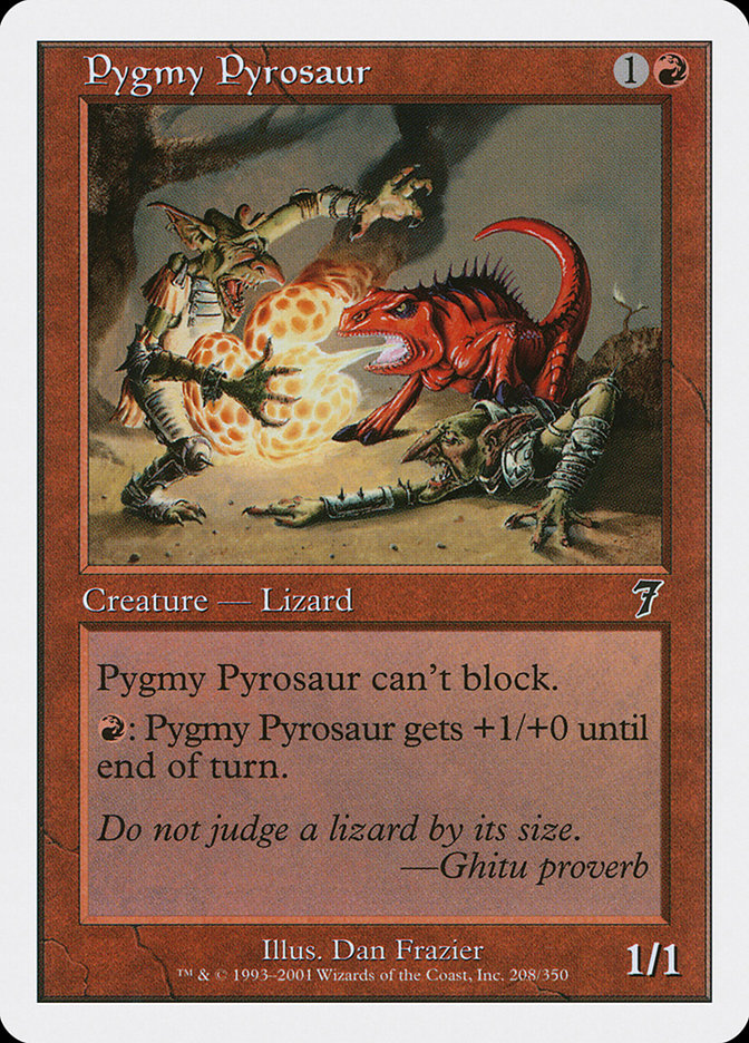 Pygmy Pyrosaur [Seventh Edition] - Magic: The Gathering - Card Brawlers | Quebec | Canada |