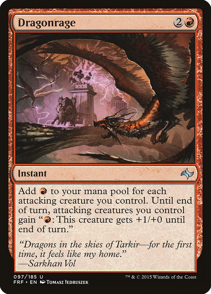 Dragonrage [Fate Reforged] - Magic: The Gathering - Card Brawlers | Quebec | Canada |
