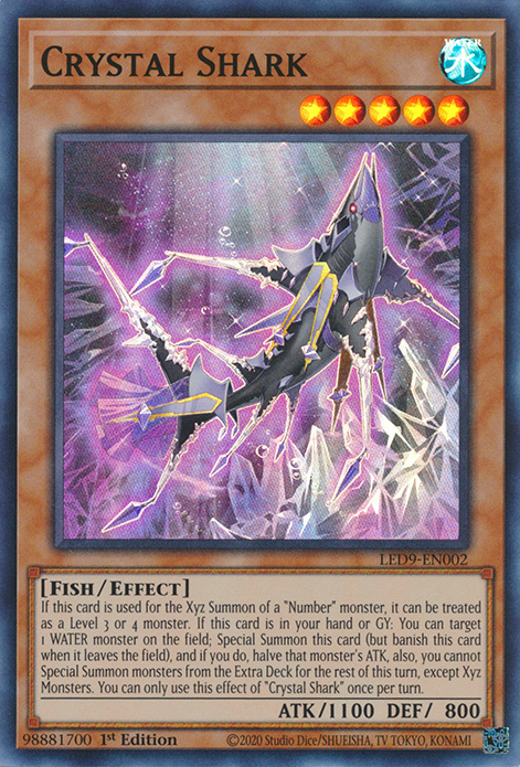 Requin de cristal [LED9-EN002] Super Rare 