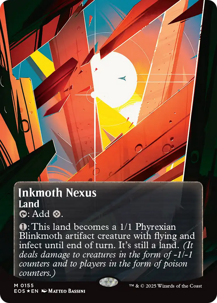 Inkmoth Nexus (0155) (Borderless) (Galaxy Foil) [Edge of Eternities: Stellar Sights] - Magic: The Gathering - Card Brawlers | Quebec | Canada |