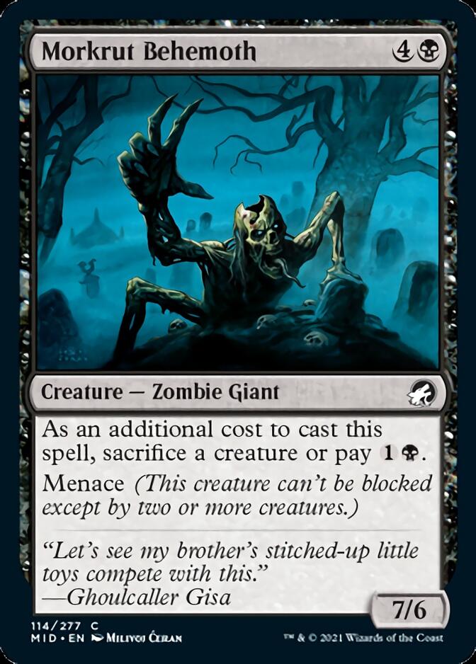 Morkrut Behemoth [Innistrad: Midnight Hunt] - Magic: The Gathering - Card Brawlers | Quebec | Canada |