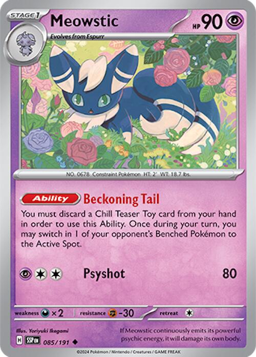 Meowstic (085/191) [Scarlet & Violet: Surging Sparks] - Pokémon - Card Brawlers | Quebec | Canada |