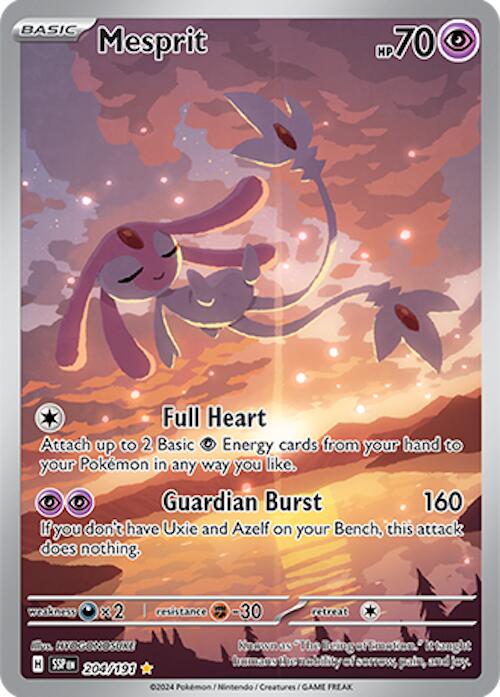 Mesprit (204/191) [Scarlet & Violet: Surging Sparks] - Pokémon - Card Brawlers | Quebec | Canada |